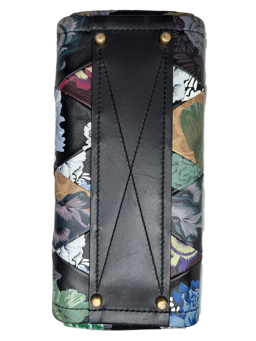 Coach Troupe Carryall 35 In Signature Canvas Kaffe Fassett Print Patchwork Bag
